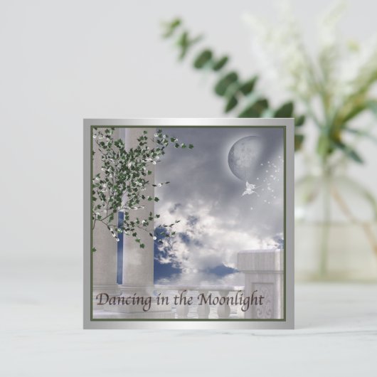 School Prom Uitnodigingen Moonlight Dance Prom (Staand voorkant)