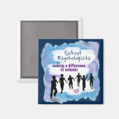 School psychologen maken een verschil magneet (Voorkant / Achterkant)