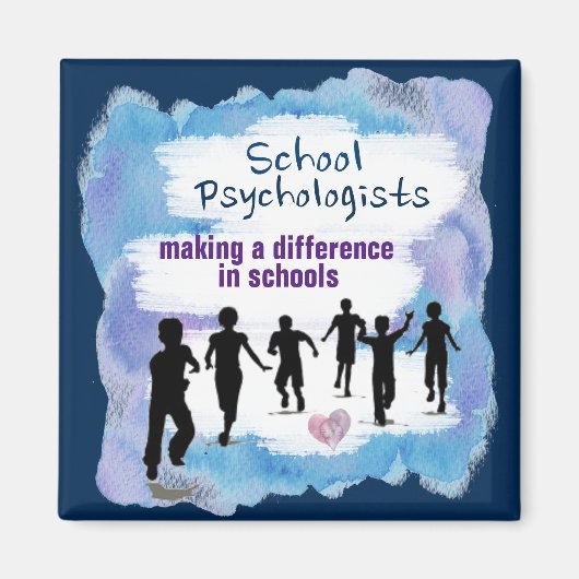 School psychologen maken een verschil magneet (Voorkant)