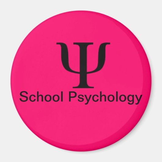 School psychologie magneet (Voorkant)