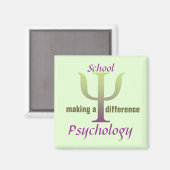 School Psychologie Making a Difference Magnet (Voorkant / Achterkant)