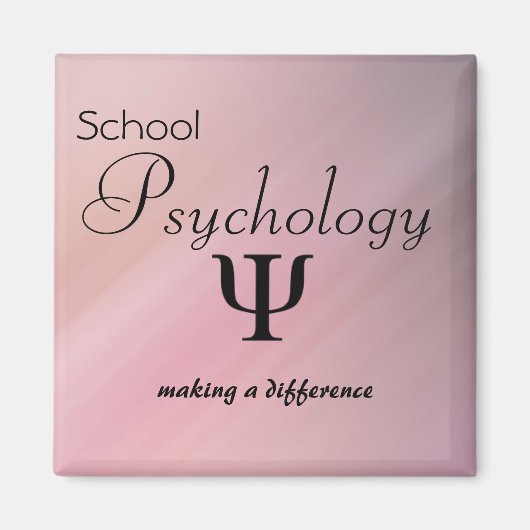 School Psychologie Making a Difference Magnet (Voorkant)