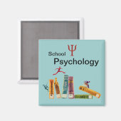 School Psychologie Onderzoek naar Oefenmagneet Magneet (Voorkant / Achterkant)