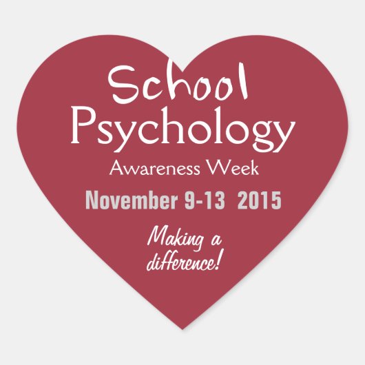 School psychologie viering 2015 Stickers (Voorkant)