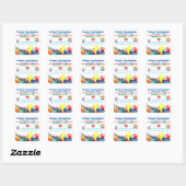 School Psychologie Week 2015 Kleurrijke Stickers (Vel)