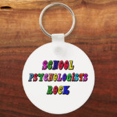 SCHOOL PSYCHOLOGIST ROCK SLEUTELHANGER (Voorkant)