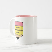 SCHOOL PSYCHOLOGIST ROCK TWEEKLEURIGE KOFFIEMOK (Voorkant links)