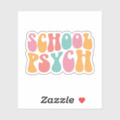 School Psychologist – School Mental Health Sticker (Vel)