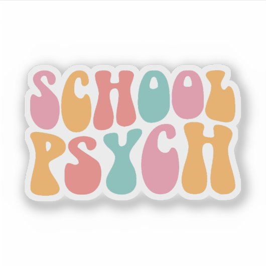 School Psychologist – School Mental Health Sticker (Voorkant)