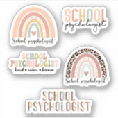 School Psychology-student | Schoolpsycholoog Sticker (Voorkant)