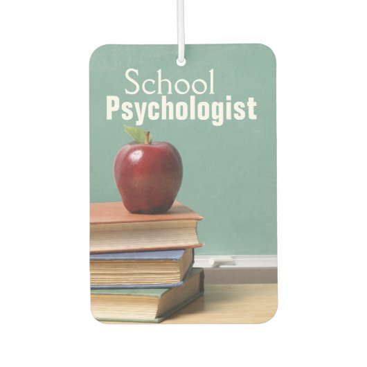 School psycholoog auto luchtverfrisser (Voorkant)
