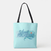 School Psycholoog Custom Name Shoulder Canvas tas (Achterkant)