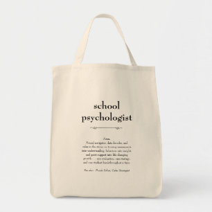 School Psycholoog Definitie Bedankt Gift Tote Bag
