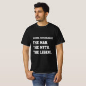 School psycholoog Het Man De mythe De legende T-shirt (Voorkant volledig)