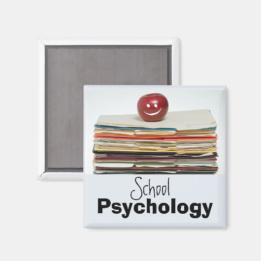 School Psycholoog Kantoor Magnet (Voorkant / Achterkant)
