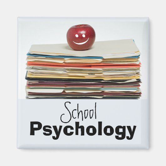School Psycholoog Kantoor Magnet (Voorkant)