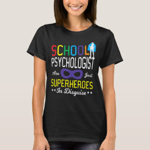 School Psycholoog Superhelden - School Psychologie T-shirt