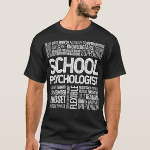 School Psycholoog Universiteit Psychologie Citaat T-shirt