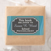 School Psycholoog's Professional Book Labels (Insitu)