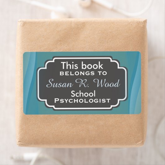 School Psycholoog's Professional Book Labels (Insitu)