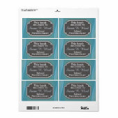 School Psycholoog's Professional Book Labels (Full Sheet)