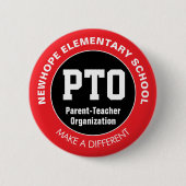 School PTO/PTA-pinnen Ronde Button 5,7 Cm (Voorkant)