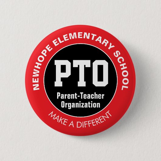 School PTO/PTA-pinnen Ronde Button 5,7 Cm (Voorkant)