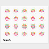 School Rainbow gepersonaliseerd naamboek Label (Vel)