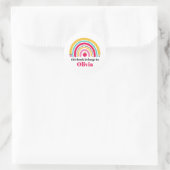 School Rainbow gepersonaliseerd naamboek Label (Tas)