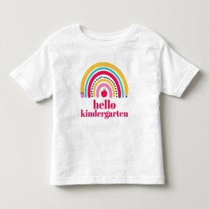 School Rainbow Gepersonaliseerde naam terug naar s Kinder Shirts