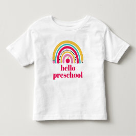 School Regenboog Gepersonaliseerde Naam terug naar Kinder Shirts
