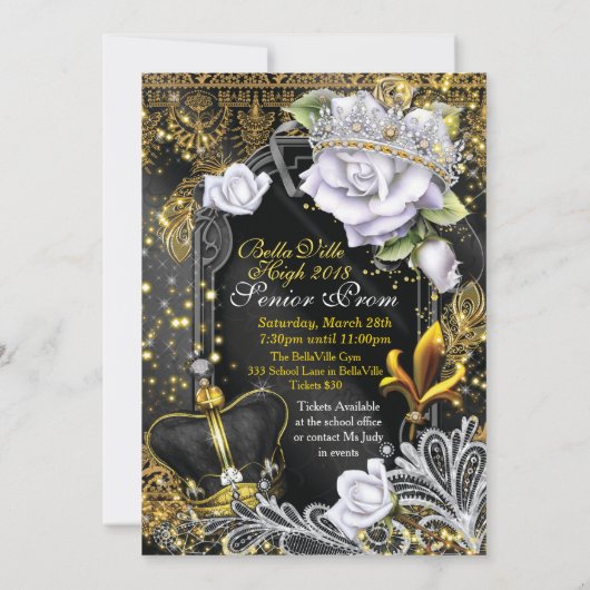 School Reünie Galabal Kaart (Achterkant)