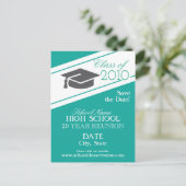 School Reünie ontwerp Aankondigingskaart (Staand voorkant)