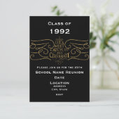 School Reunion Design, elegante stijl Kaart (Staand voorkant)