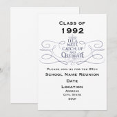 School Reunion ontwerp Kaart (Voorkant / Achterkant)