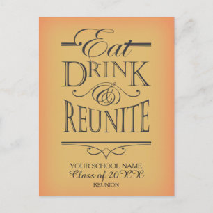School Reunion ontwerp Uitnodiging Briefkaart
