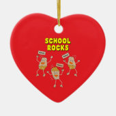 School Rocks Keramisch Ornament (Voorkant)