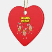 School Rocks Keramisch Ornament (Links)