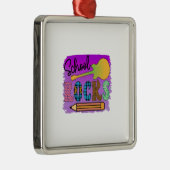 School Rocks Metalen Ornament (Rechts)