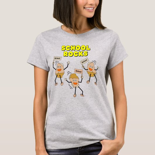 School Rocks T-shirt (Voorkant)