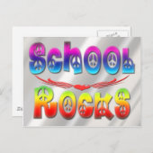 School Rocks - Vrede Briefkaart (Voorkant / Achterkant)