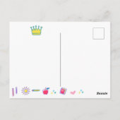 "School’s cool let’s rule" motivatiecitaten Briefkaart (Achterkant)