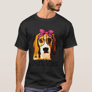 School S Leraar Klas Beagle T-shirt