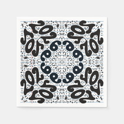 School’s Out Forever Loose Leaf Paper Servet (Voorkant)