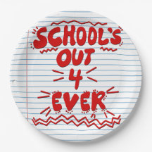 School’s Out Forever Losbladig Papier
