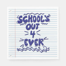 School’s Out Forever Losbladig Papier