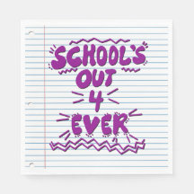 School’s Out Forever Losbladig Papier