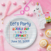 School’s Out Loose Leaf Paper Papieren Bordje (Feest)