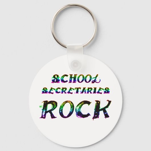 SCHOOL SECRETARIES ROCK SLEUTELHANGER (Voorkant)