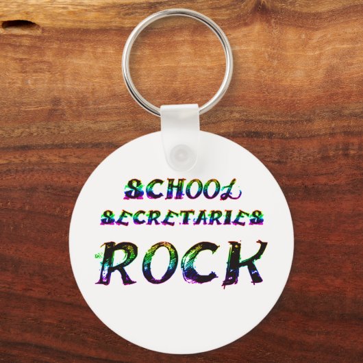 SCHOOL SECRETARIES ROCK SLEUTELHANGER (Voorkant)
